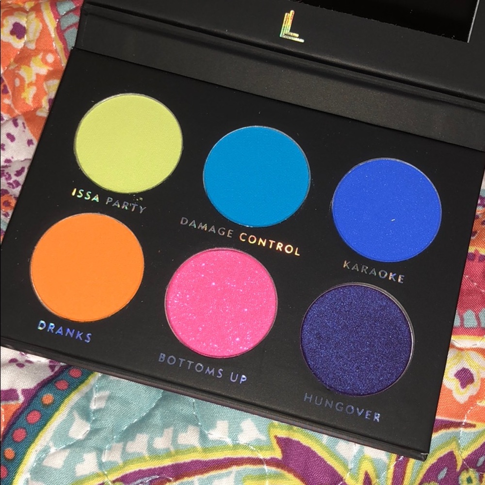 Laura lee party animal eyeshadow palette